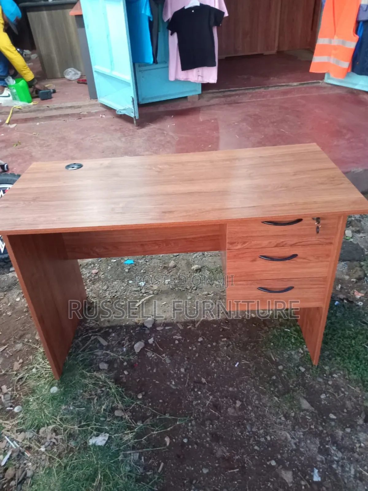 Brown Executive Study Table