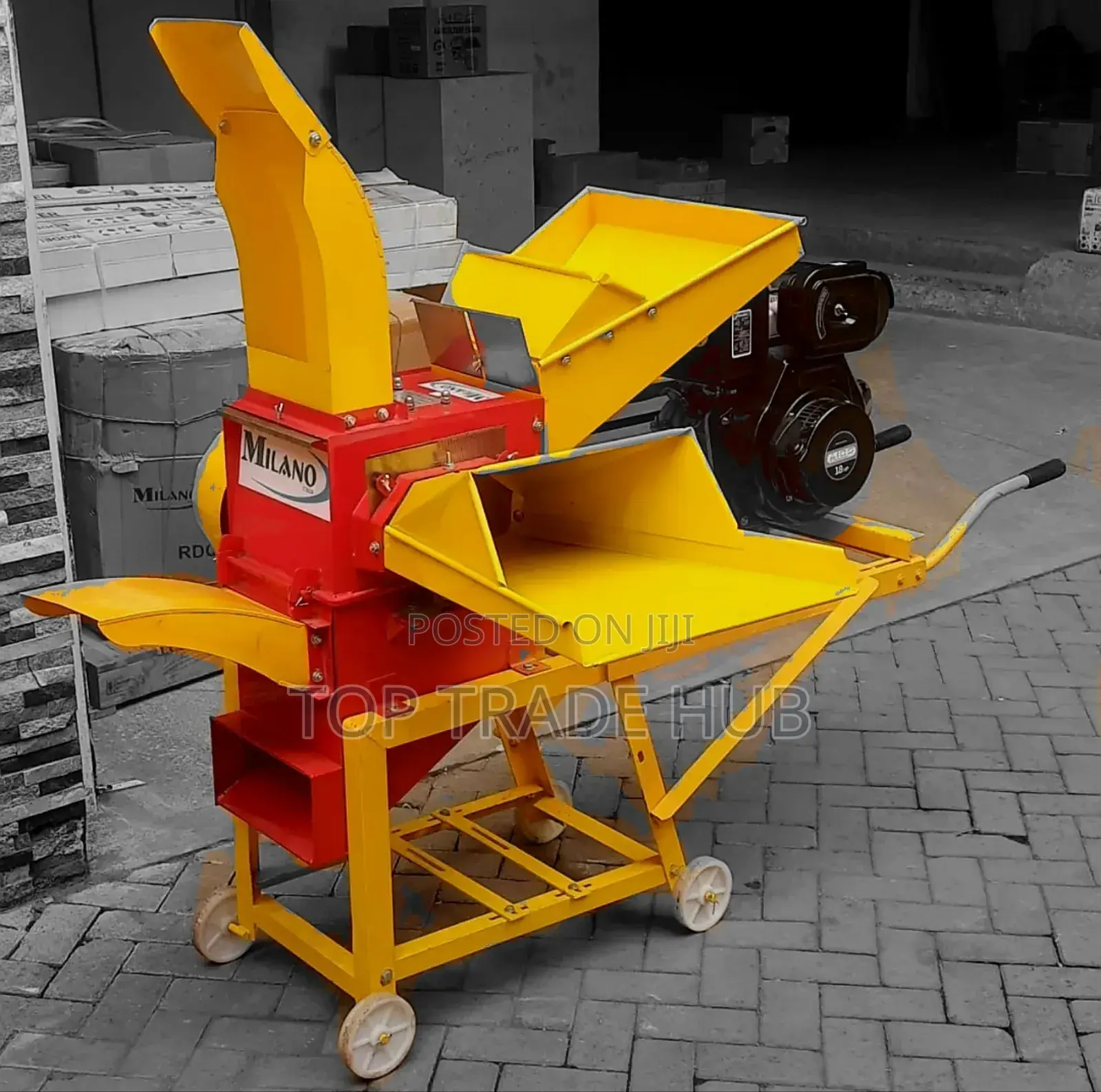 Milano Silage Chopper 1000kg/Hr With 16hp Diesel Engjne
