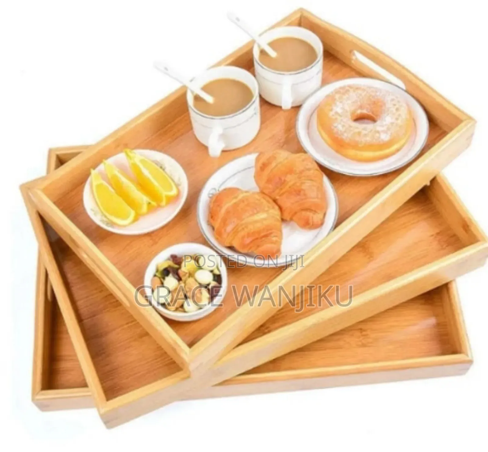 Trays Set Wooden
