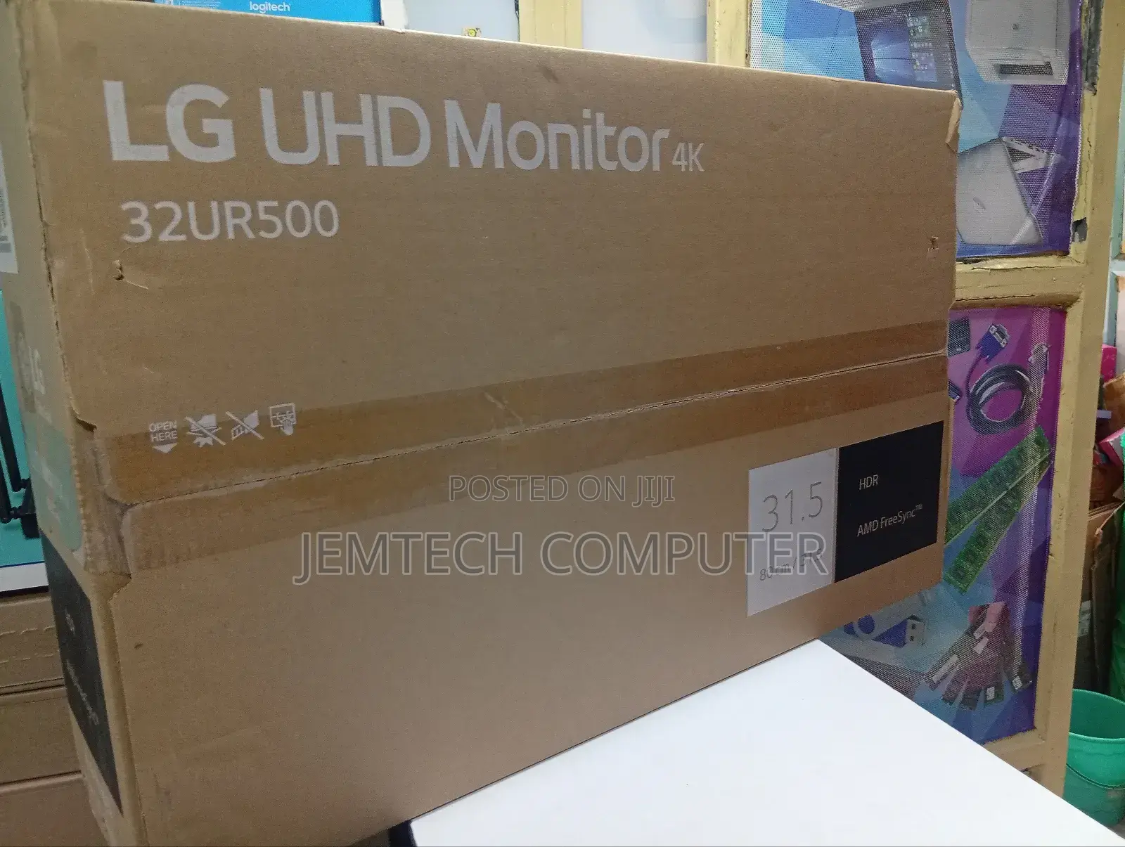 Lg 31.5" Uhd Monitor,Integrated Speakers, Black 32ur500-B