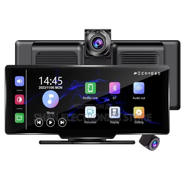 Carplay Android Auto 1080p Dash Camera Car Stereo - 10.26"