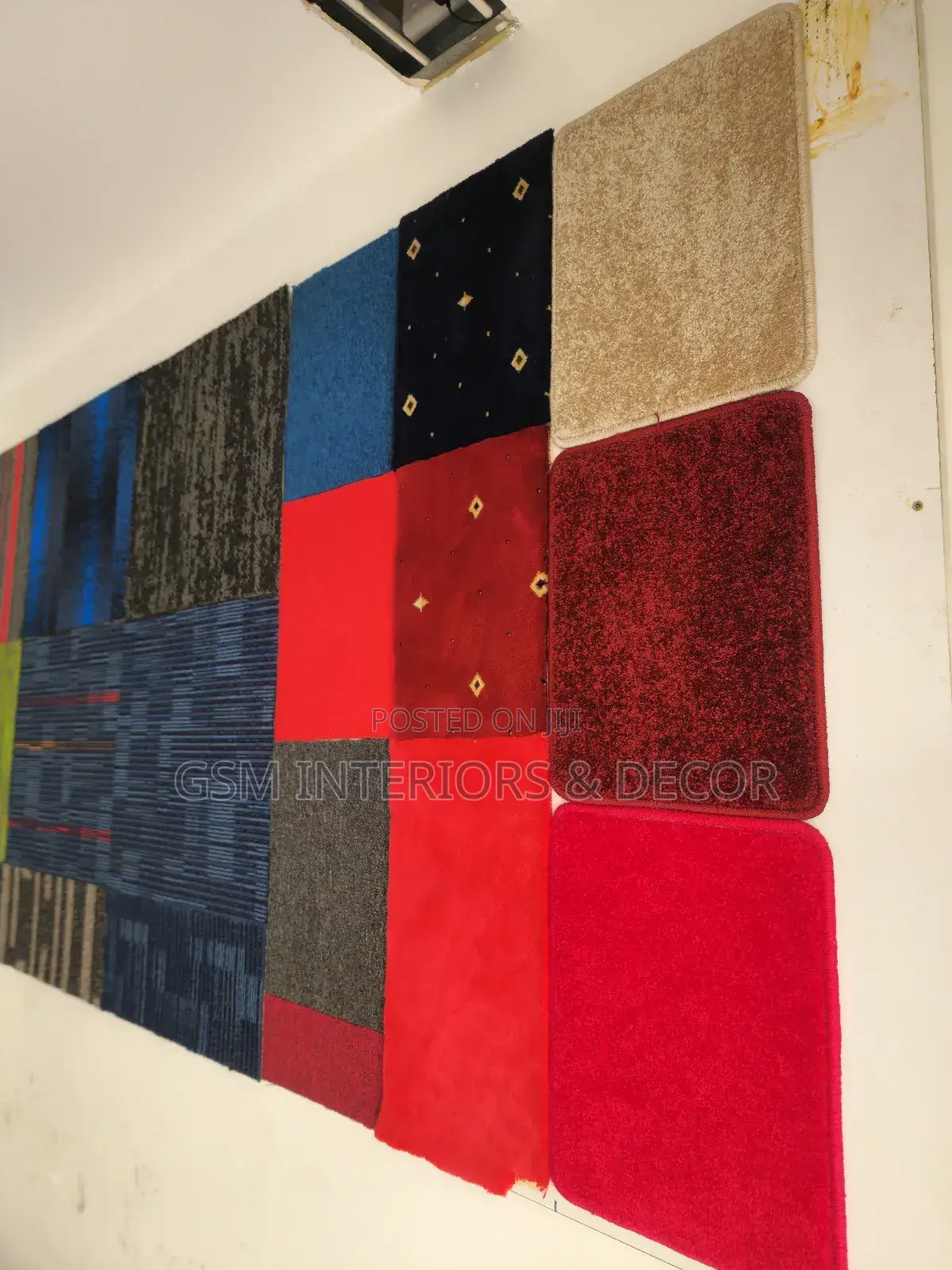 Wall to Wall Carpets and Carpet Tiles Patterned 5mm