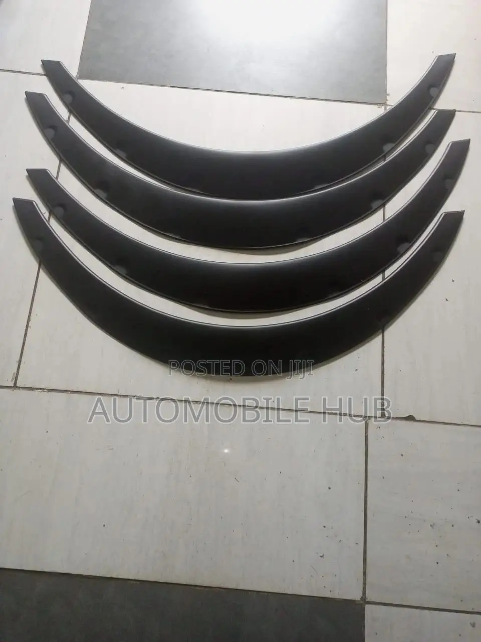4pcs Black Fender Flares Universal Fit