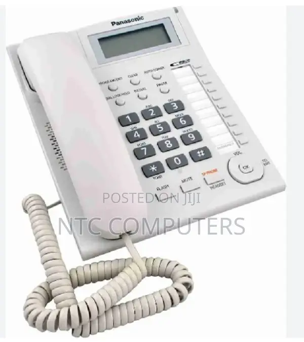 Panasonic Single Line Kx-Ts880w Corded Phone