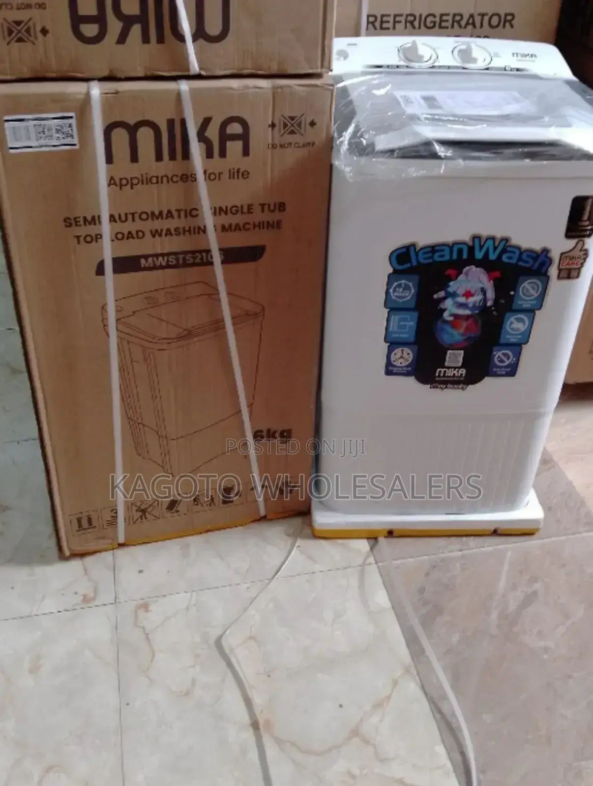 Mika Semi Automatic 6kg Top Load Washing Machine M6kwm