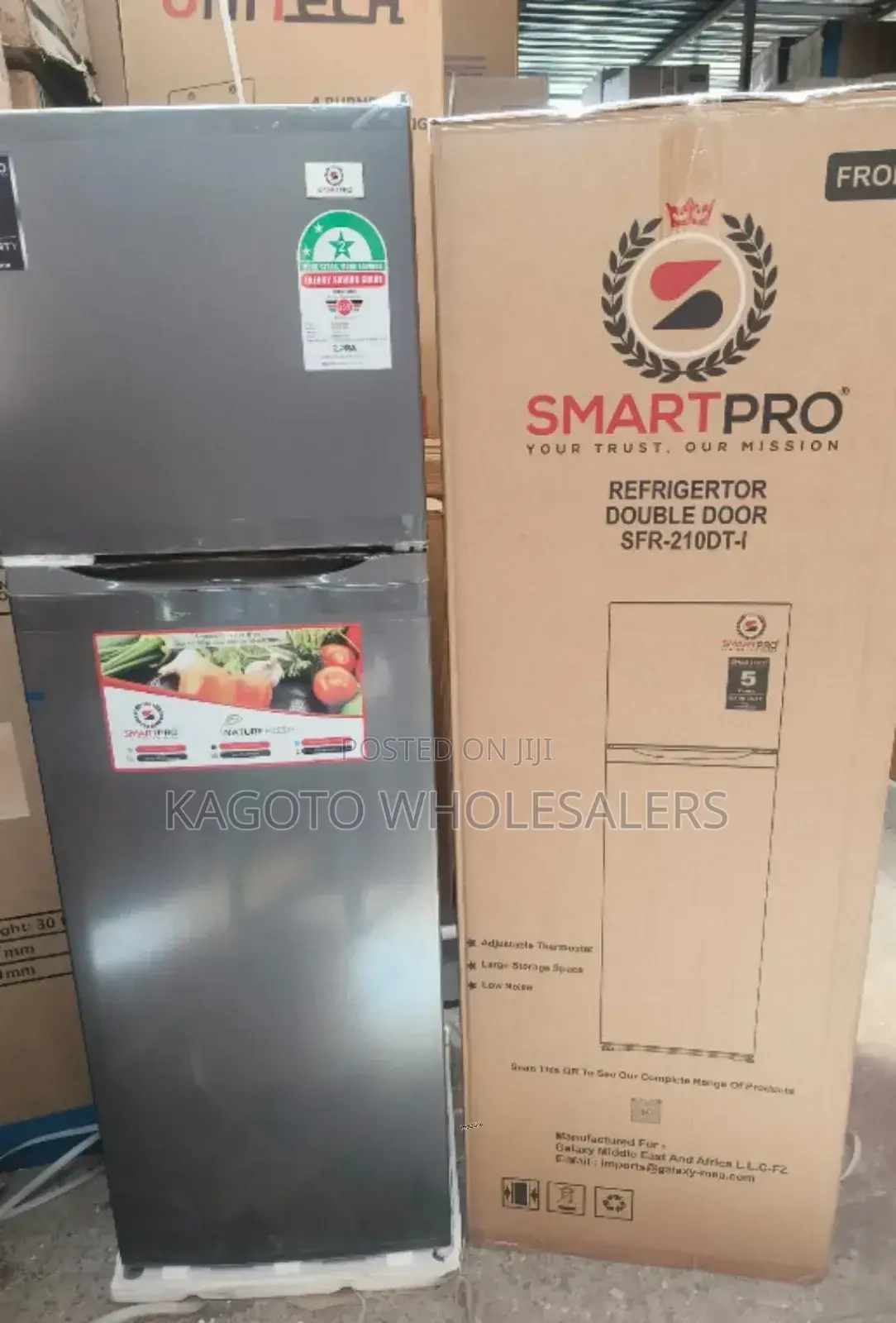 170l Smart Pro Double Door Refrigerator Sp170l/Fr