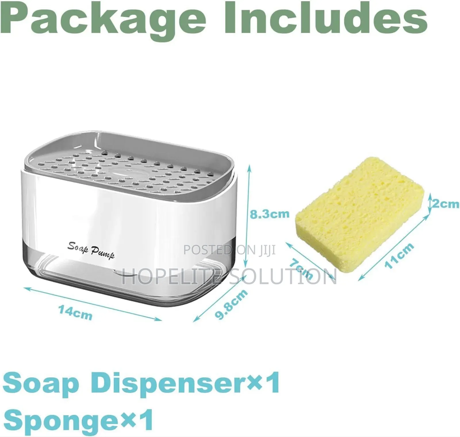 Soap and Sponge Candy /Soap Pump