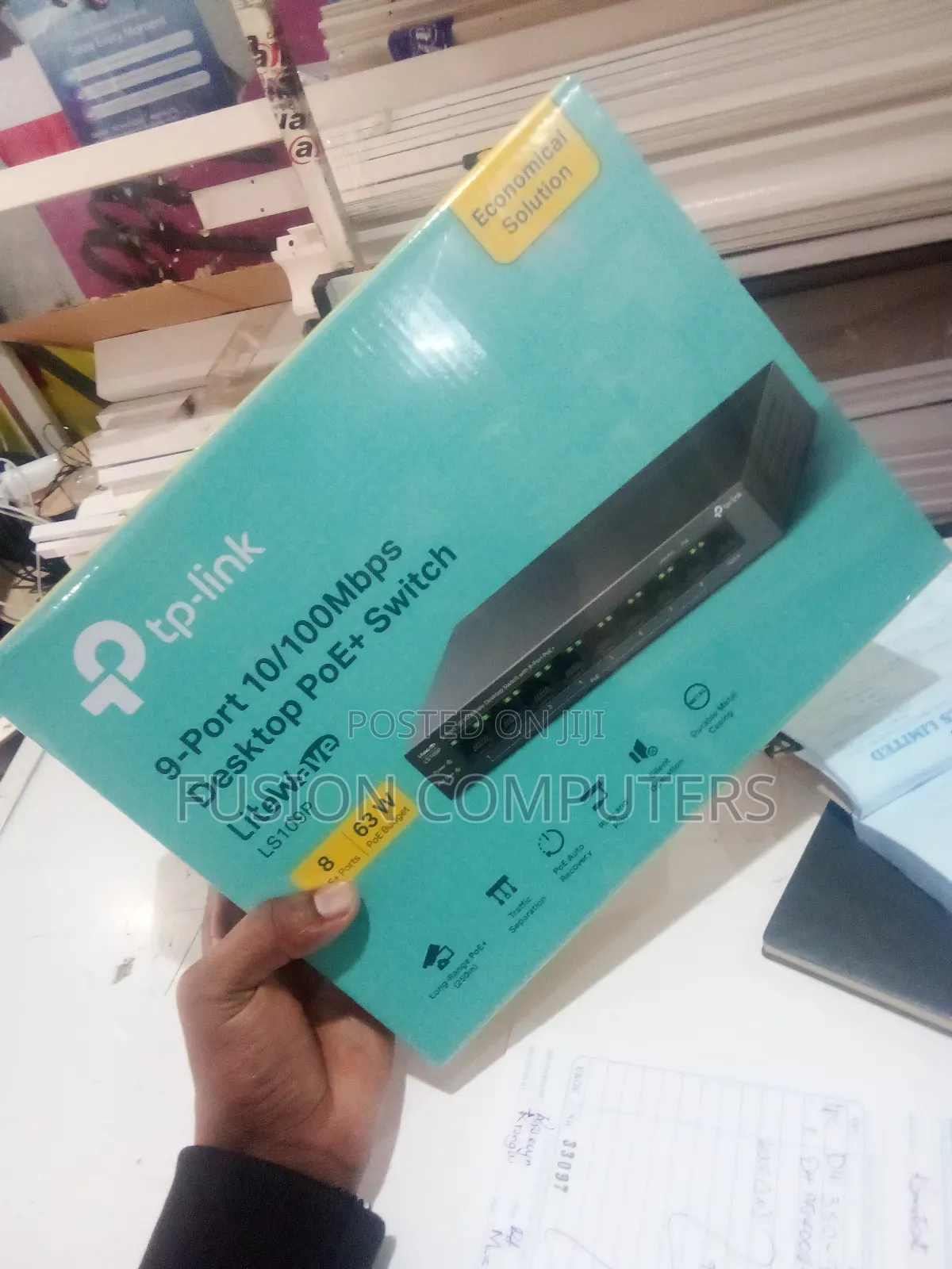 Tp-Link Ls109p 9-Port 10/100 MBPS Switch With 8-Port Poe+