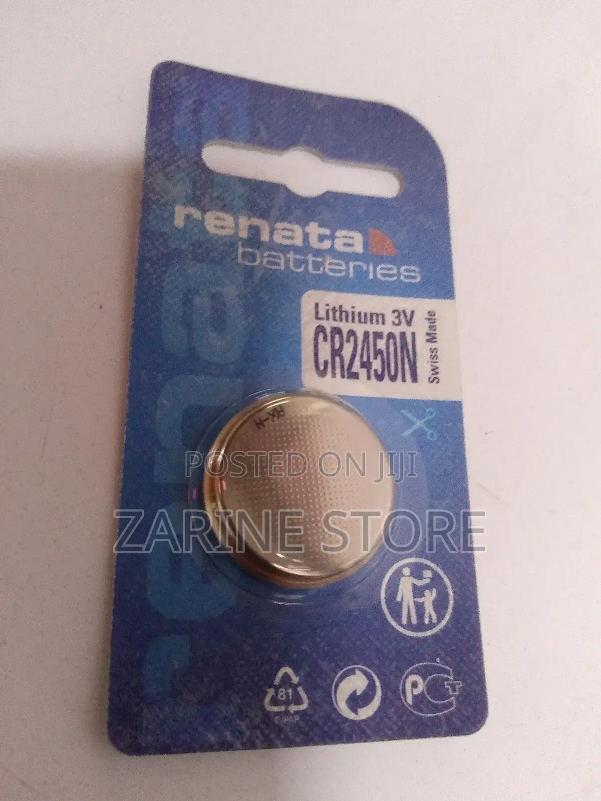 Renata Battery 3v Cr2450n Lithium