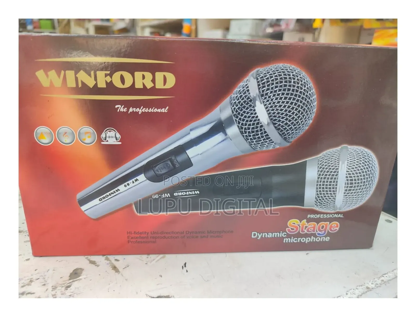Winford Wf-99 Professional Stage Dynamic Microphone
