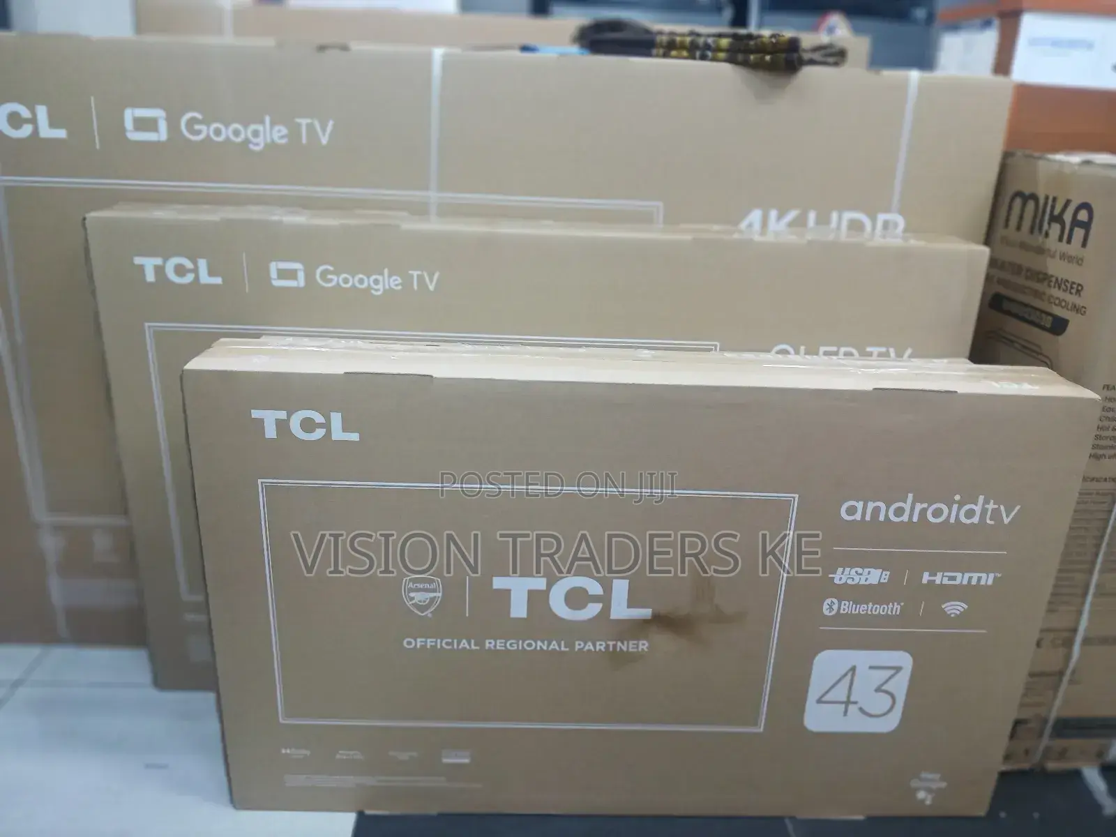 TCL 43inch Android, TCL 43inches Smart Android Frameless Tv