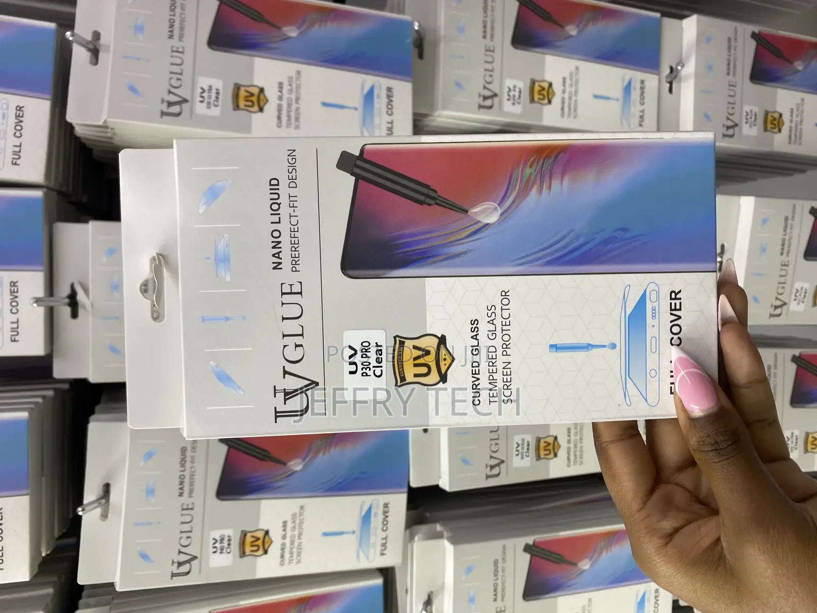 Casodon Uv Screen Protector for Huawei P30 Pro Edge to Edge