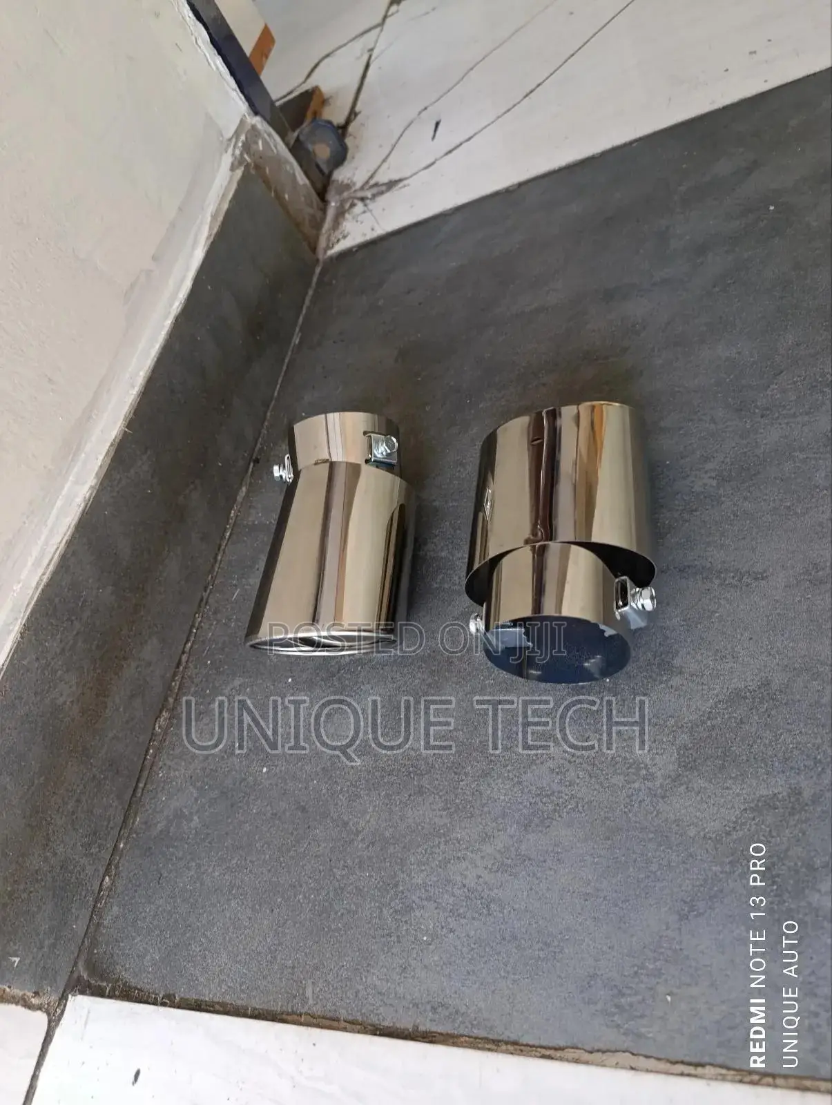 Silver Car Exhaust Tip ,Rust-Resistant Stylish