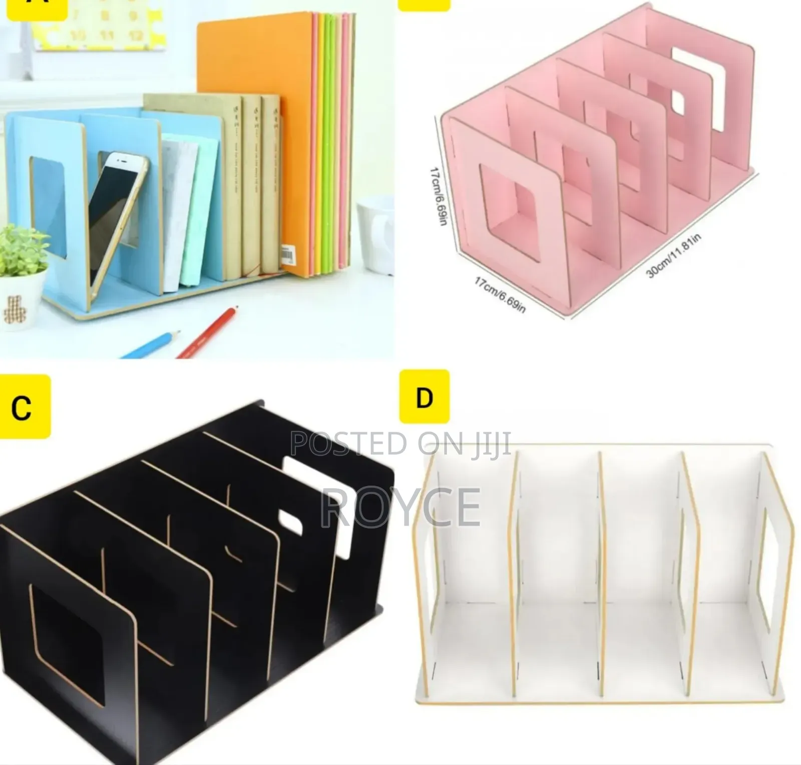 Mini Desktop Bookshelf