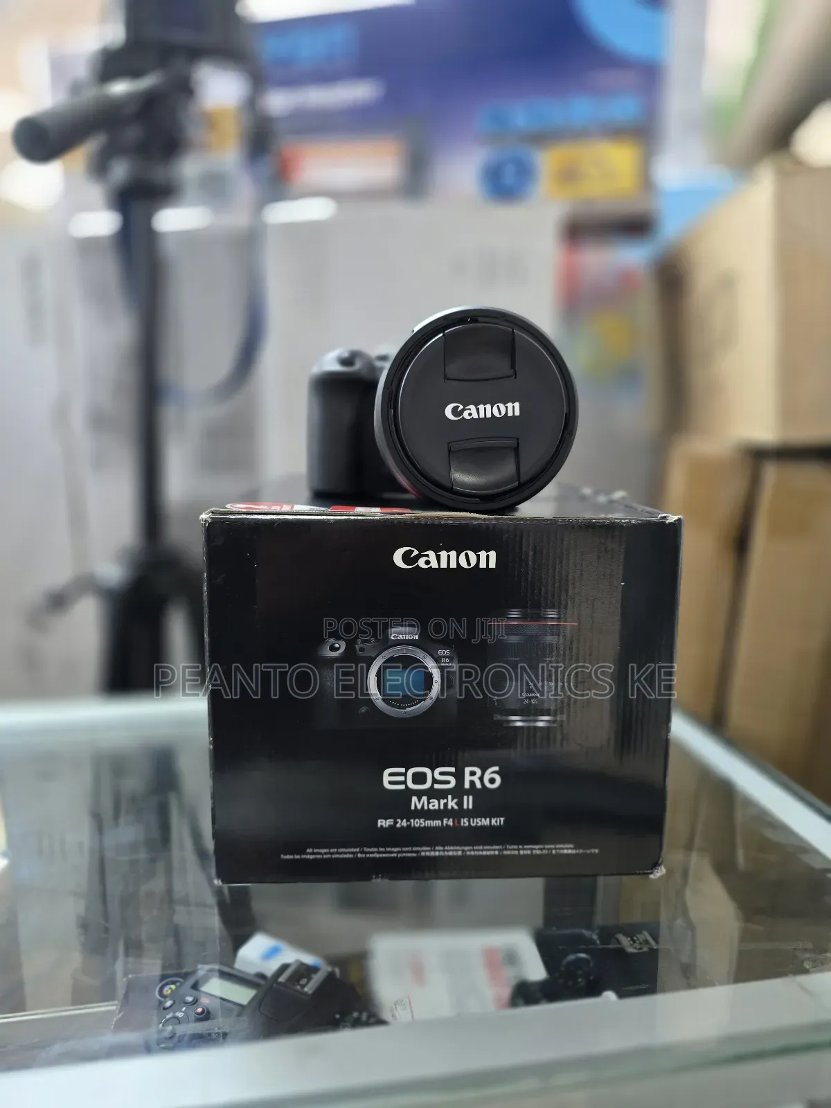 Canon Eos R6 Markii Camera 24-105mm F/4 Lens