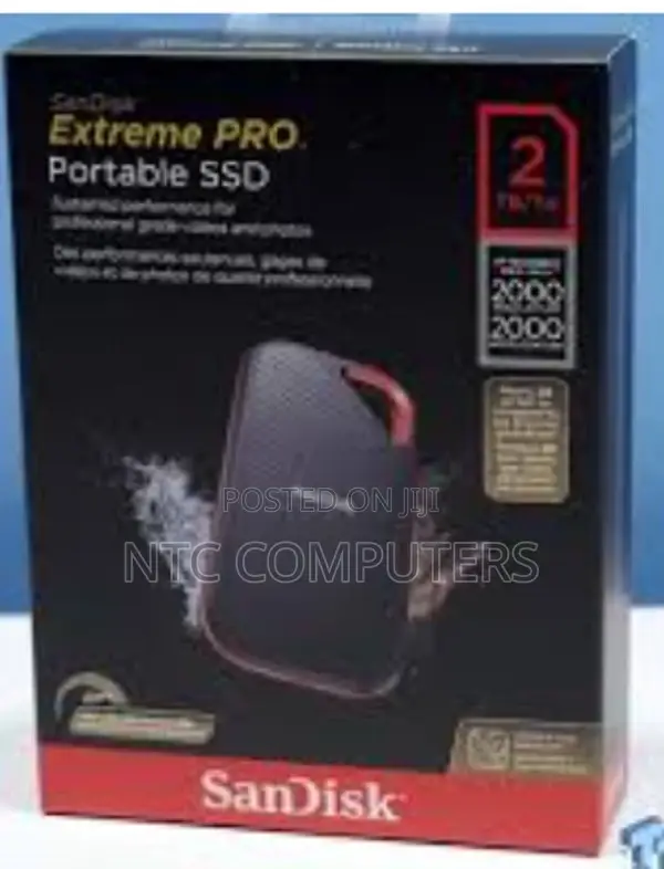 Sandisk E81 Extreme Pro Portable External SSD V2 2tb