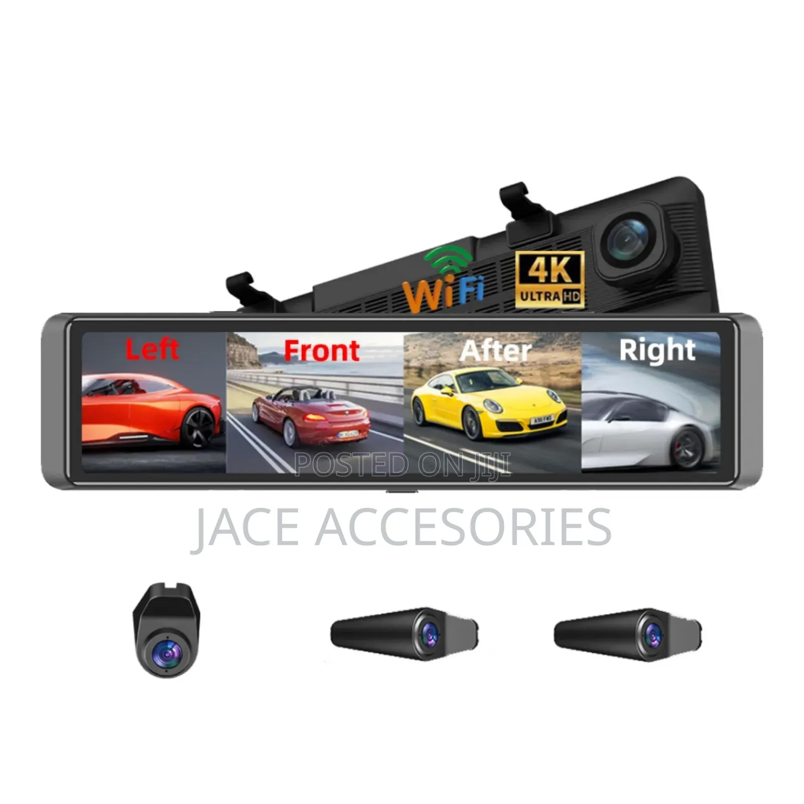 360° Dvr Recorder Blackbox 4k 4 Cameras