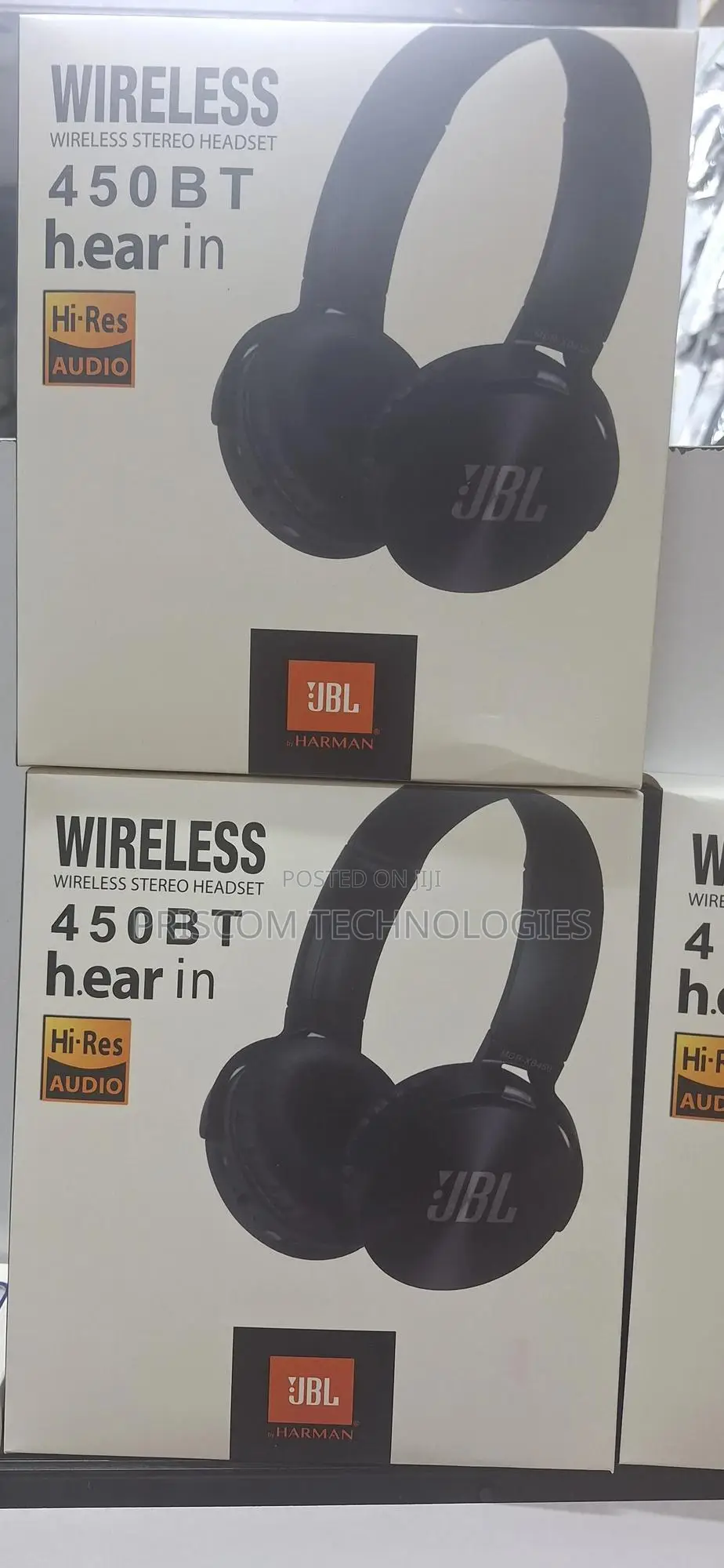 Jbl Wireless Headphone Headset 450bt