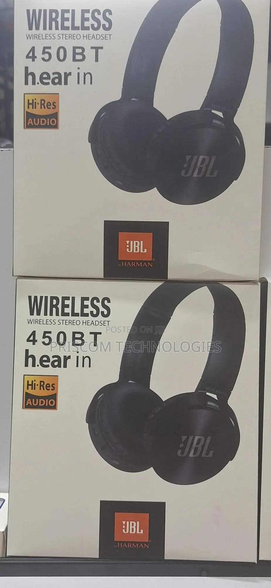 Jbl Wireless Headphone Headset 450bt