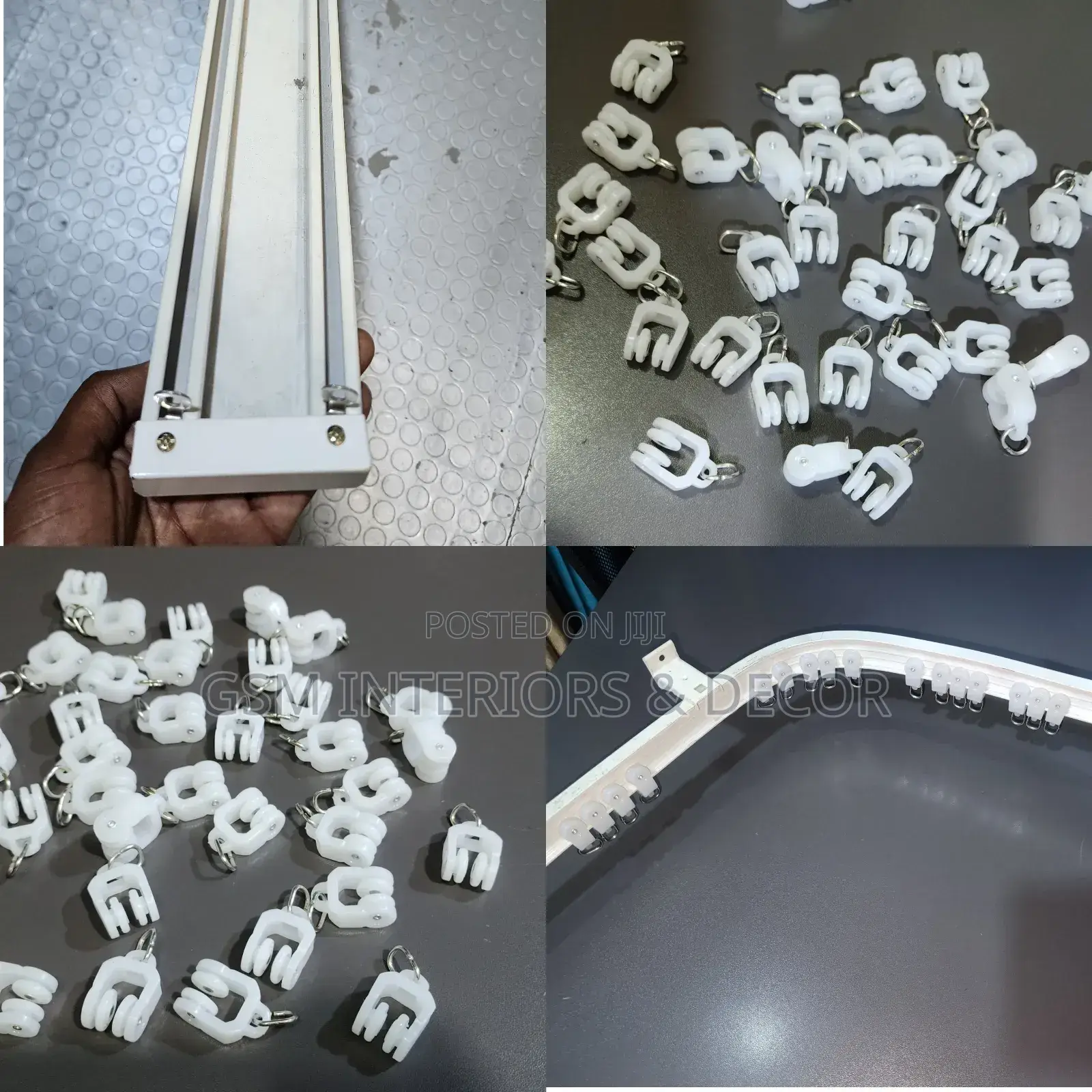 Bendable Curtain Rails and Straight Rail Runners