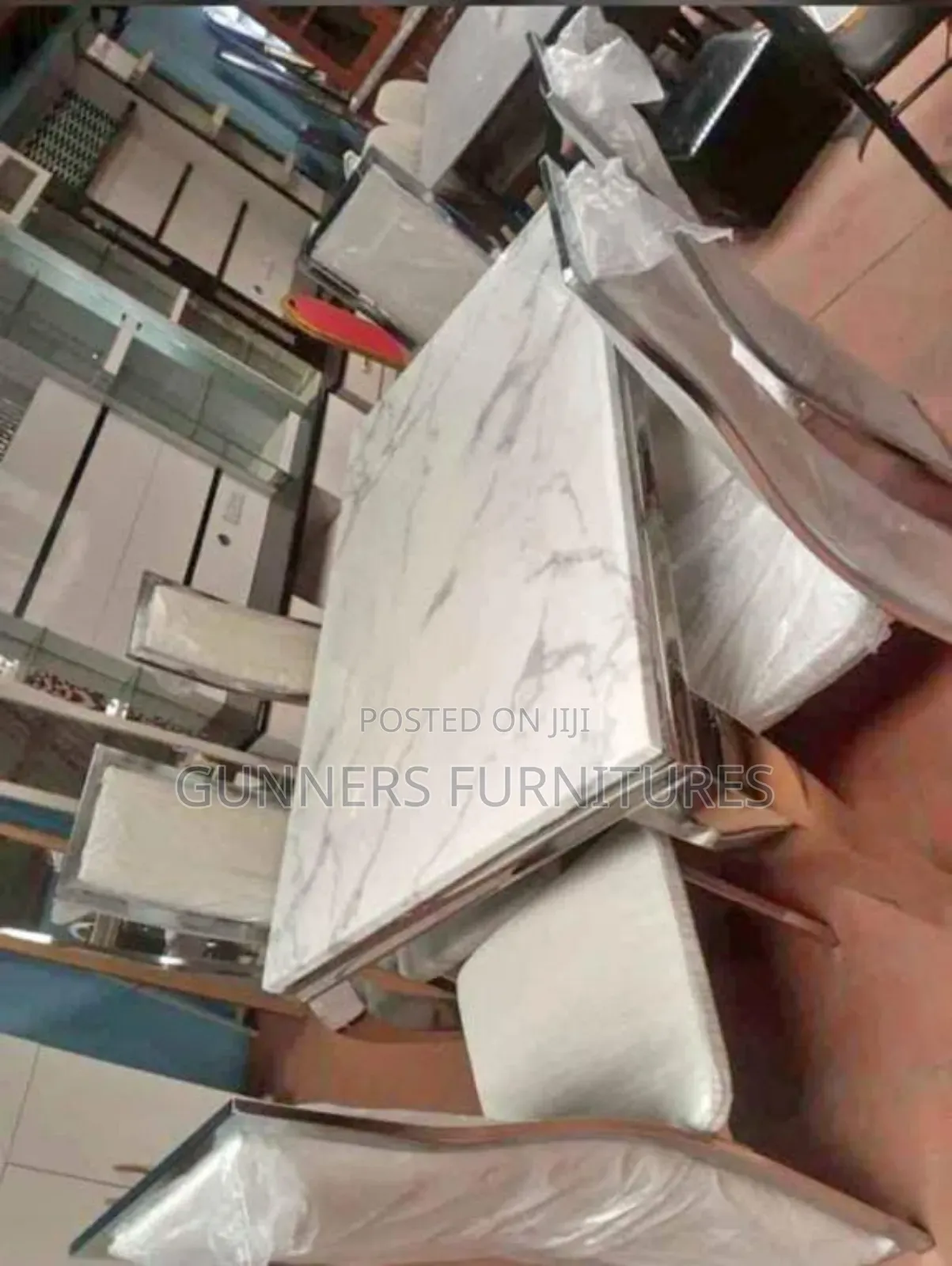 Marble Dining Table Set