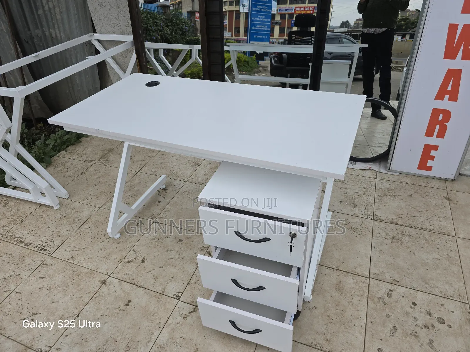 Combo Desk And Pedestal.