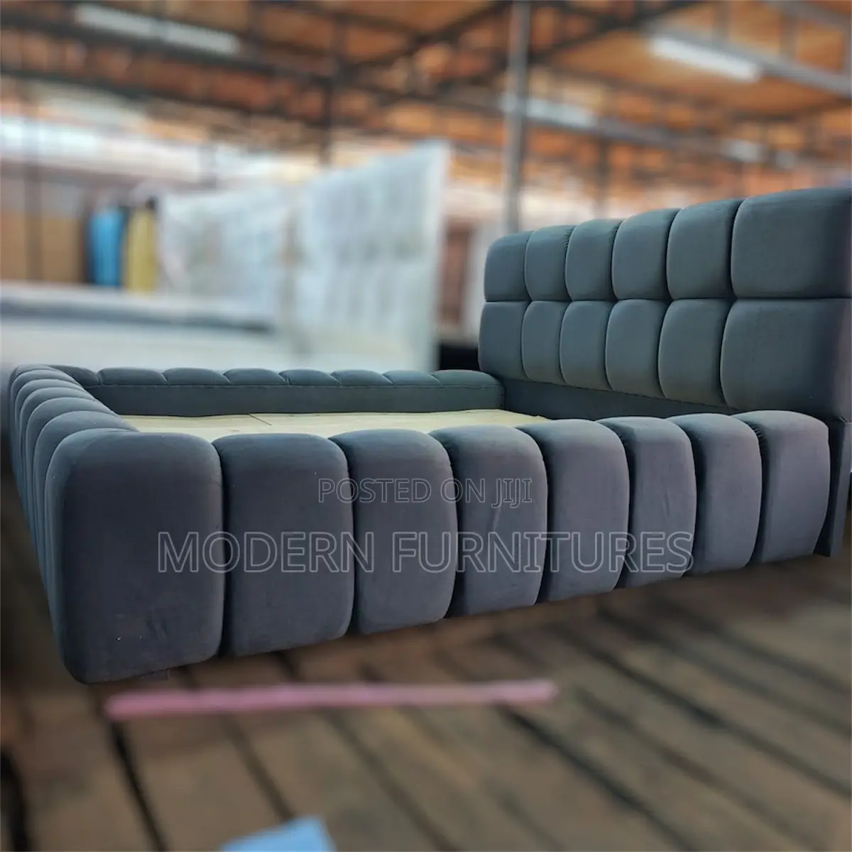 Dark Grey 5by6 Bed