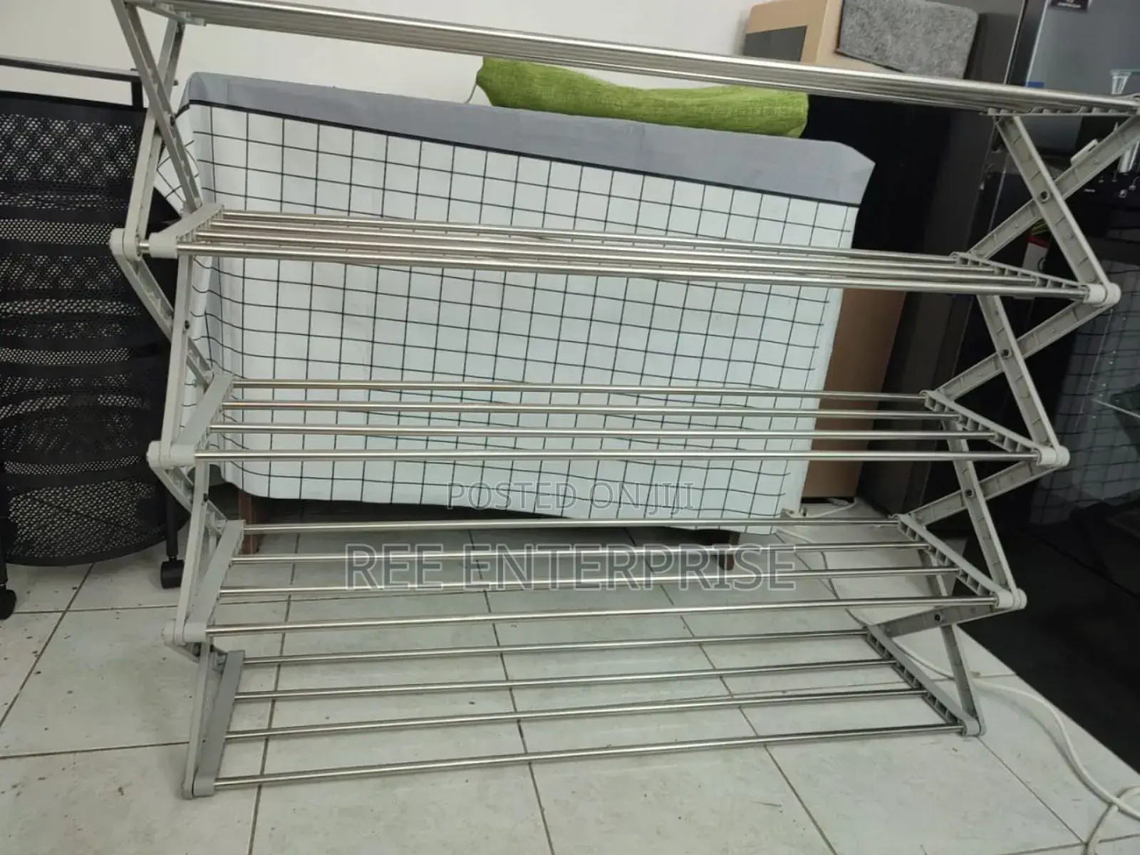 Five Tier Mettalic Shoe Rack