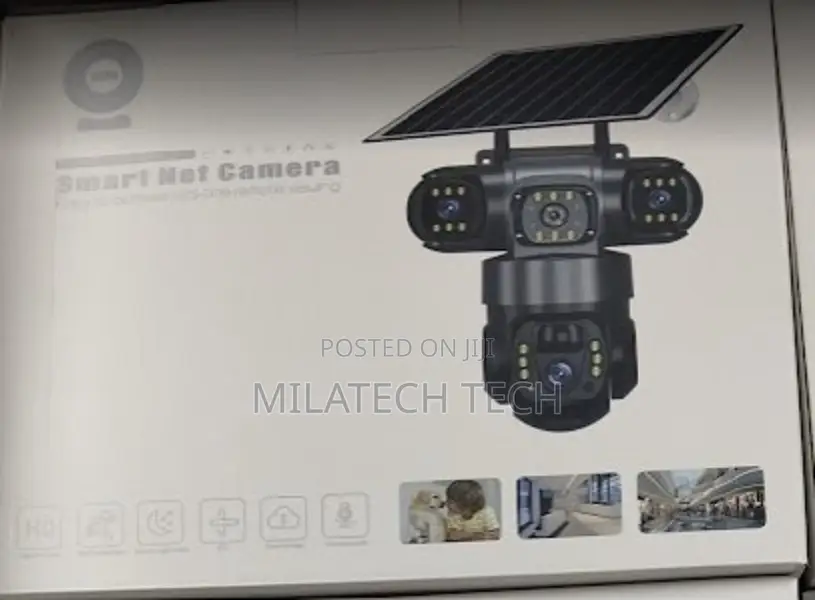 4g Simcard Solar V380 Tripple Lens Solar Powered