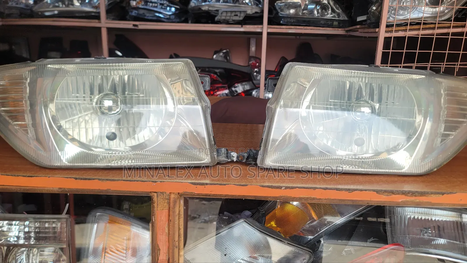 Pajero Io Headlight Complete With Bulbs
