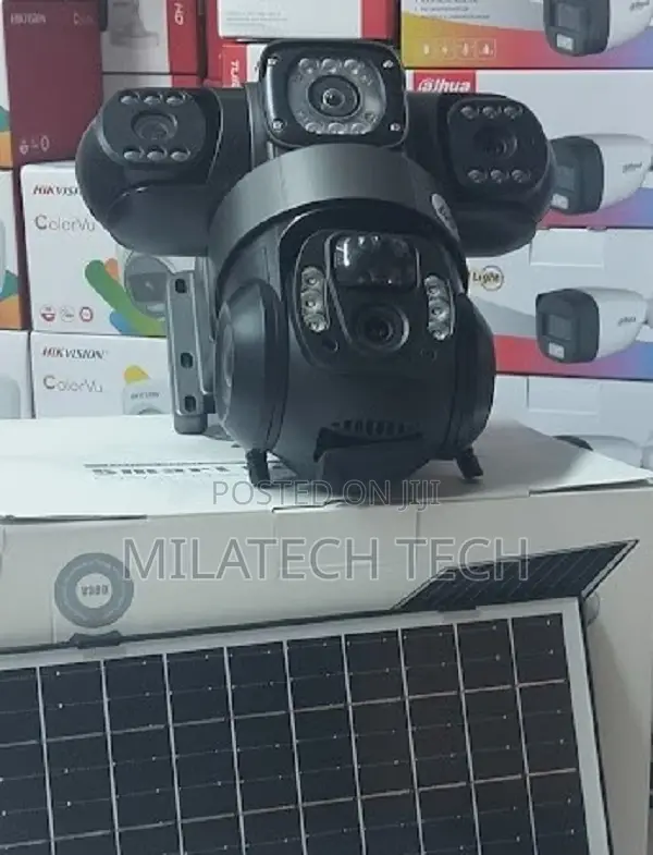 Solar Powered 4g Tripple Lens 4g Solar P ;;''