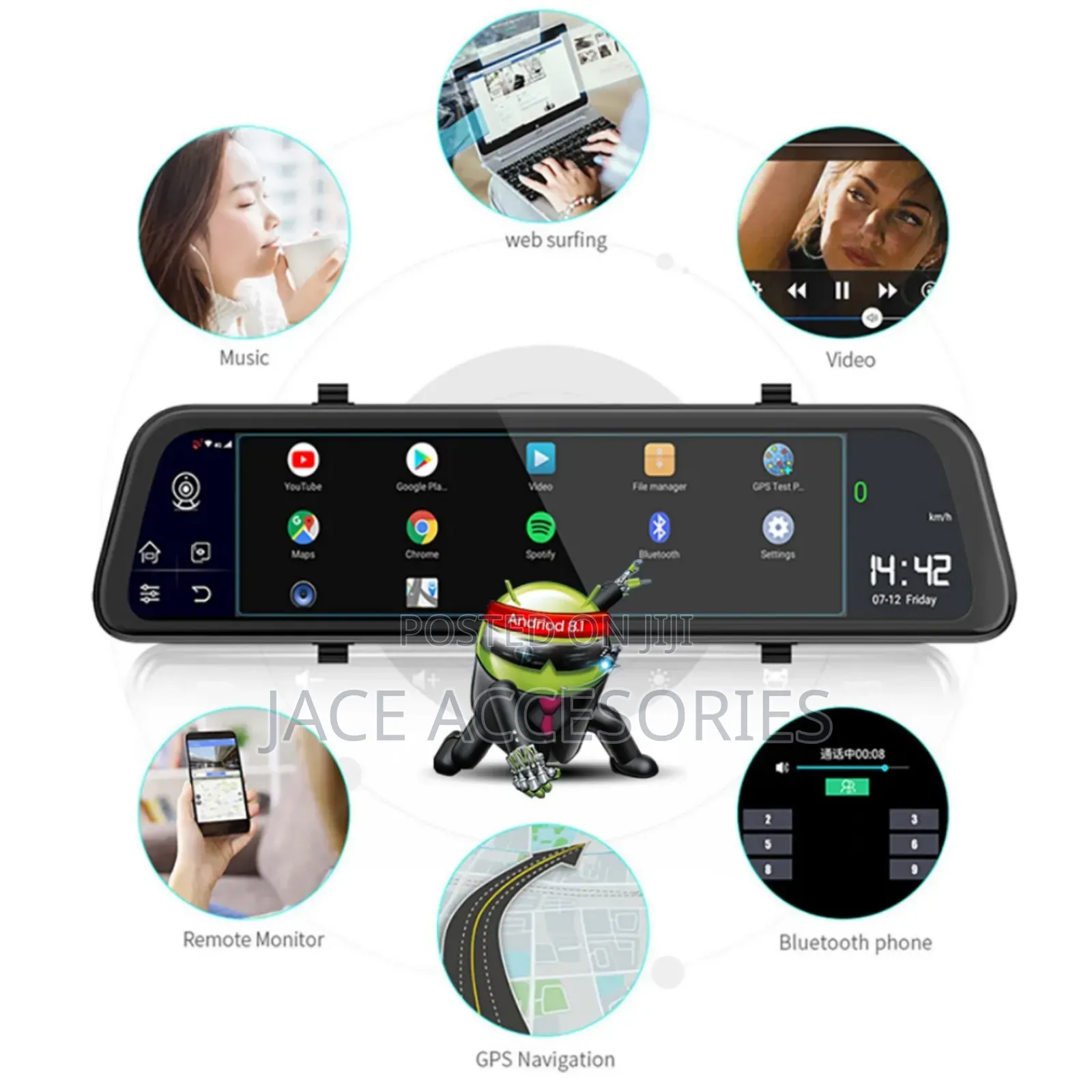 4g Android Blackbox Traffic Recorder 4k Resolution