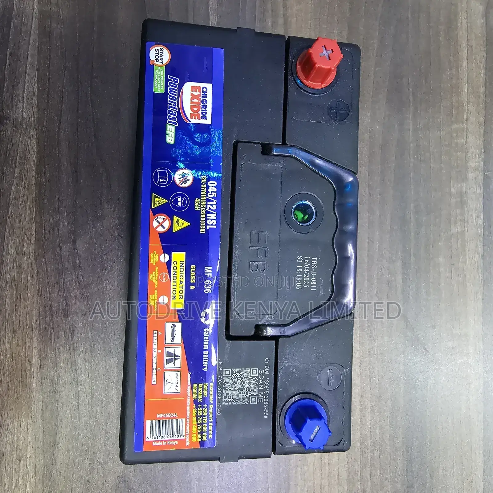 Ns60 45ah Chloride Exide Powerlast Start Stop Battery