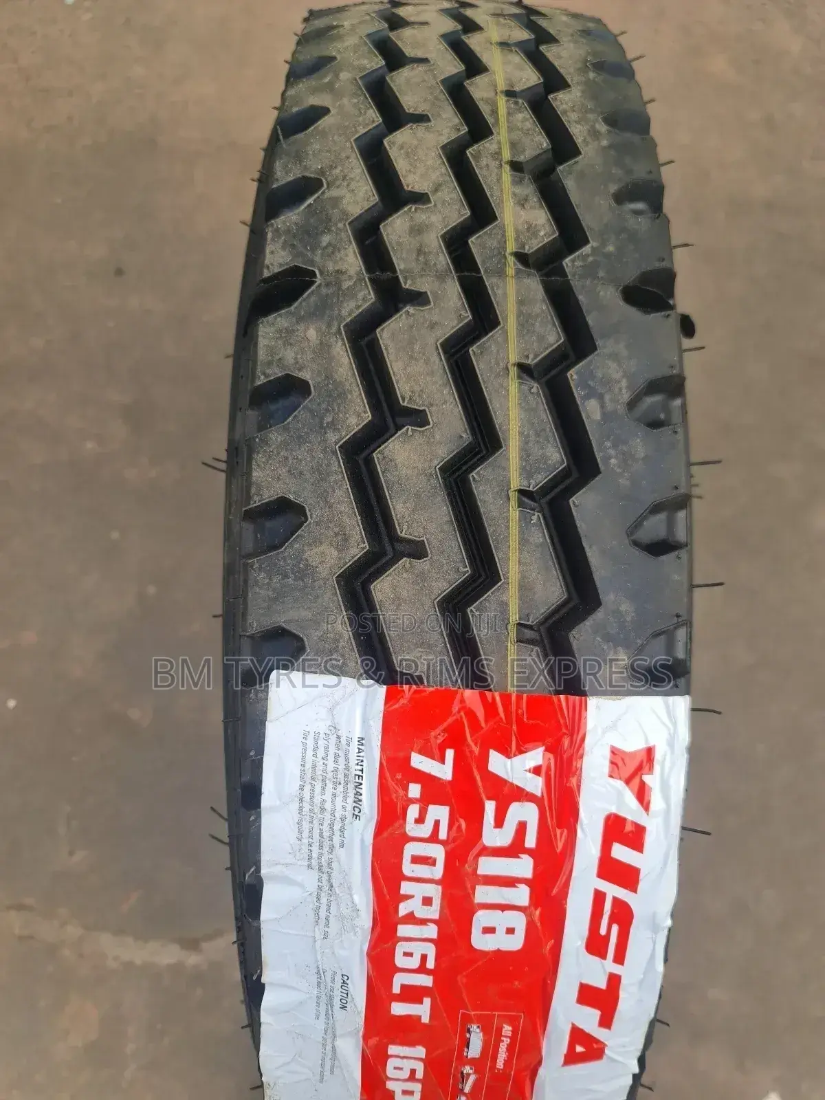 750 R16 Yusta Tyres (Allposition) Commercial.