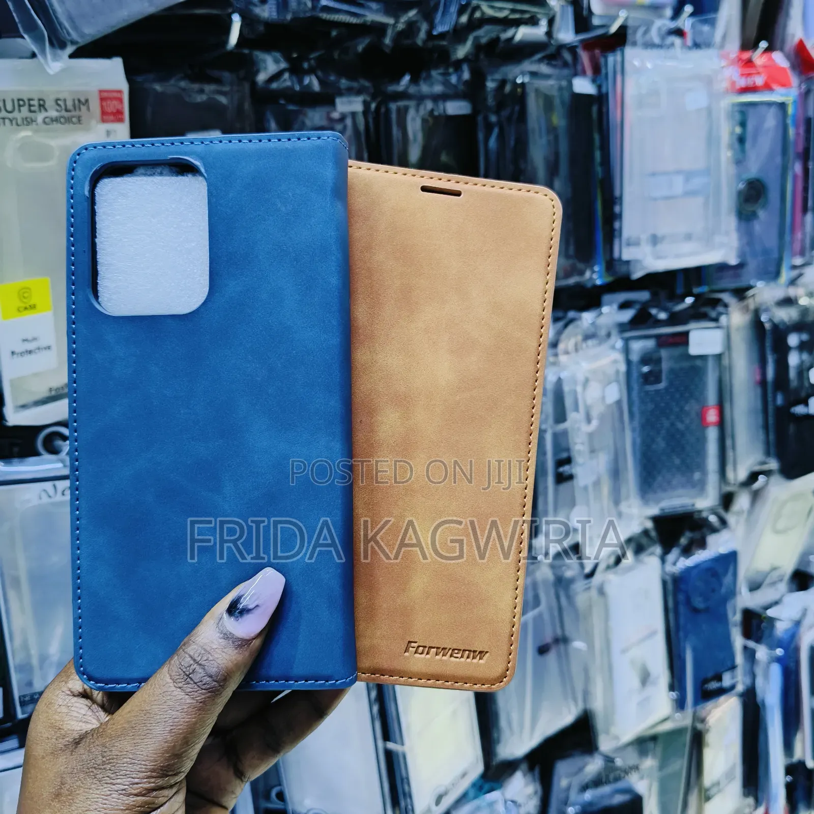 Oppo Reno 13f Leather Flip Cover