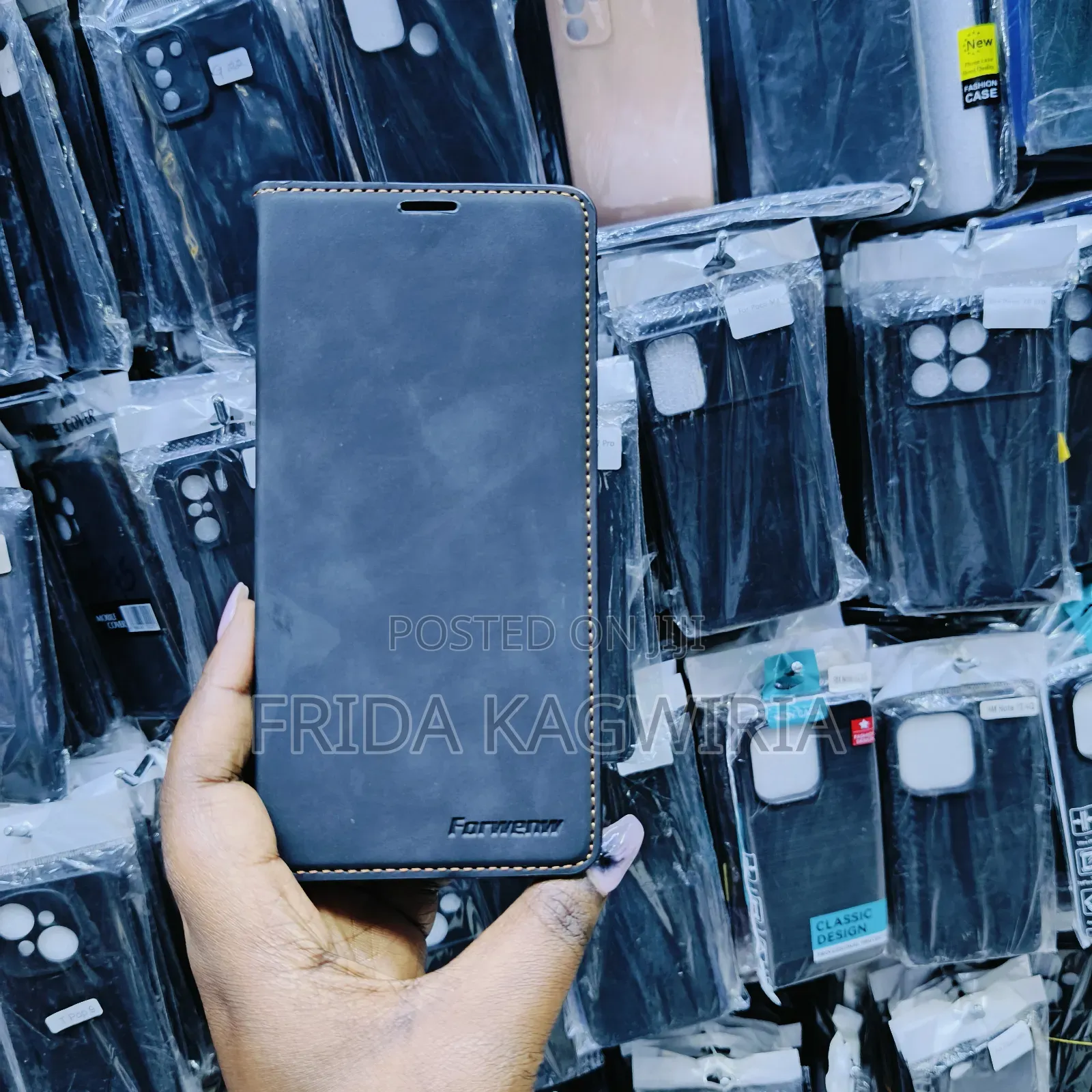 Oppo Reno 13f Leather Flip Cover