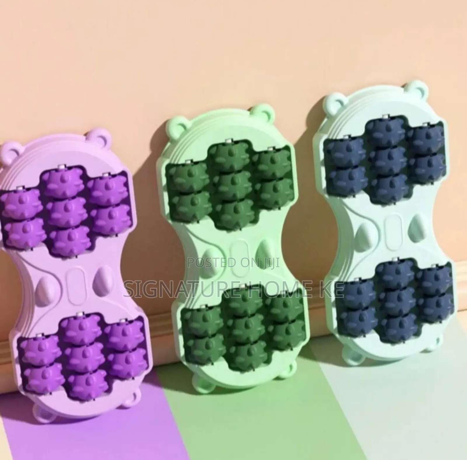 Manual Stepping 14 Roller Foot Massager