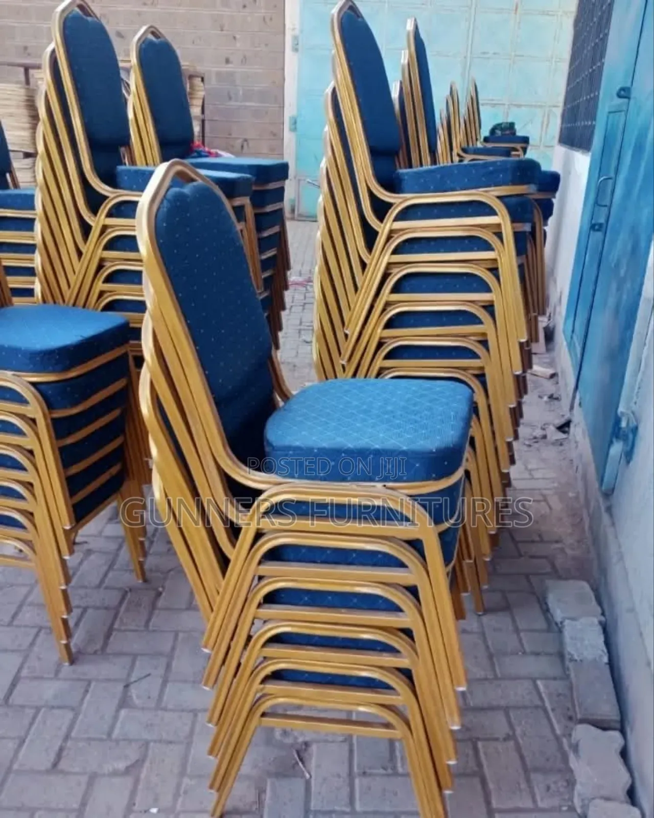 Blue Banquet/Conference Chairs.