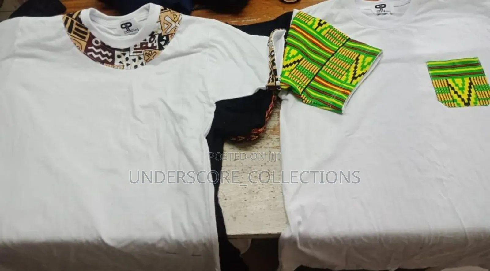 Unisex African Tshirt With Kitenge Patterns