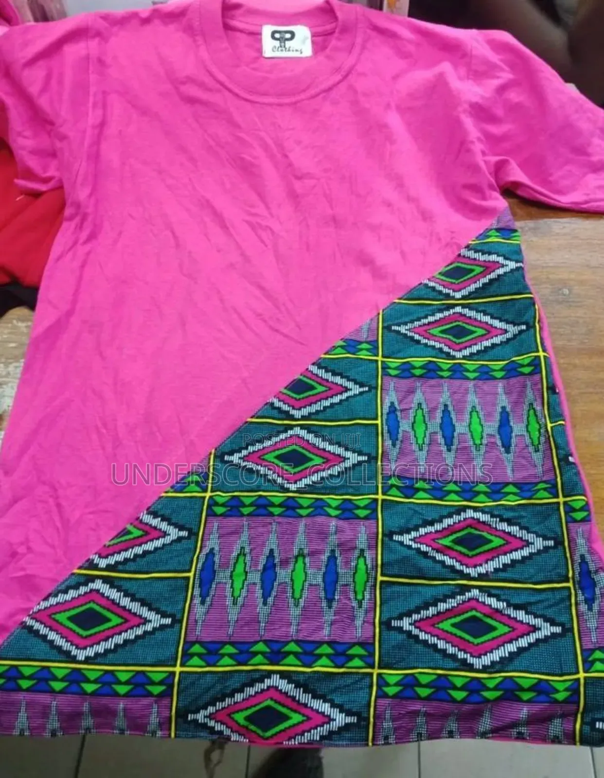 Branded Pink African Wear T-Shirt