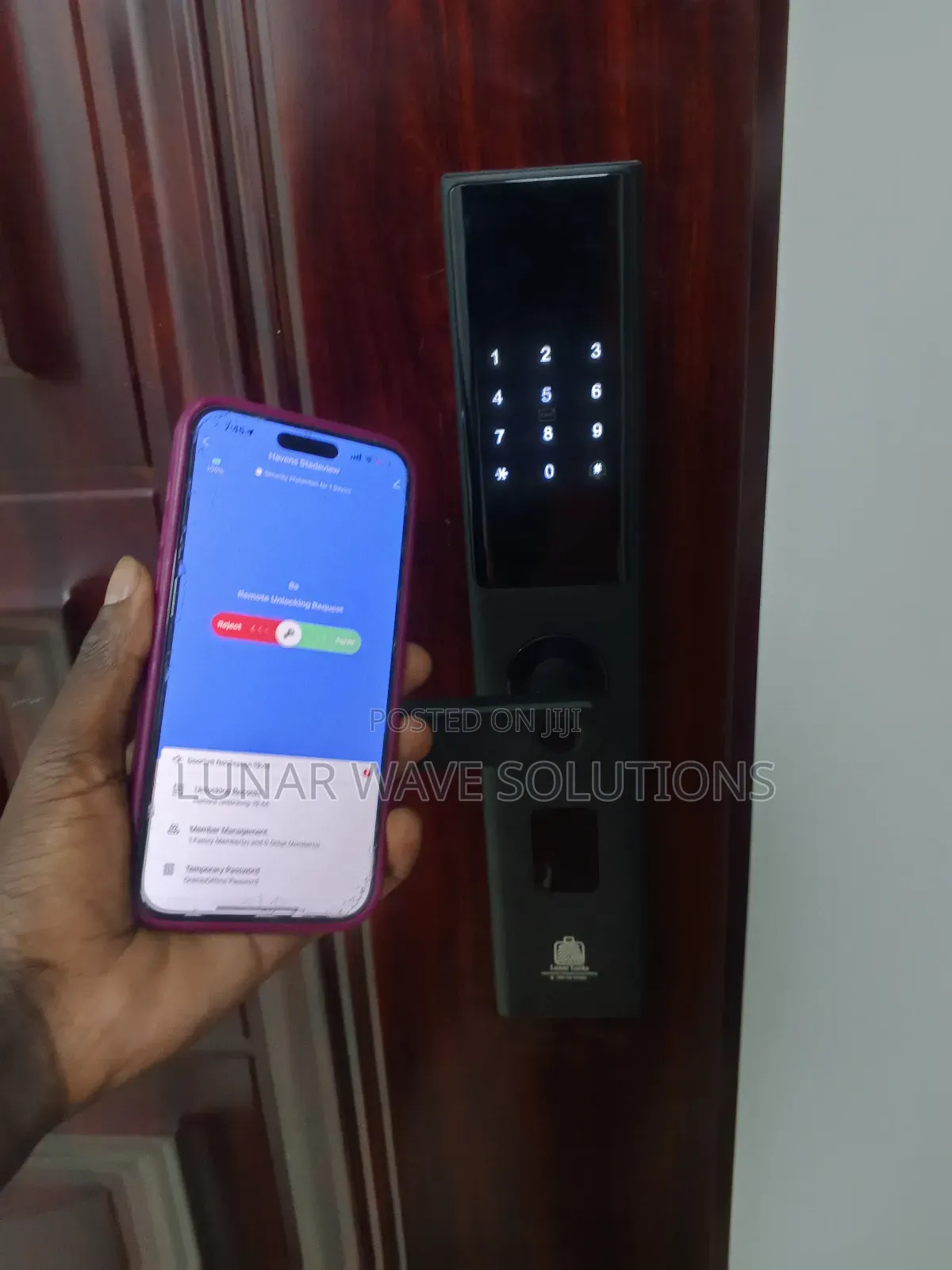 Metal Door Smart Lock With Tuya App