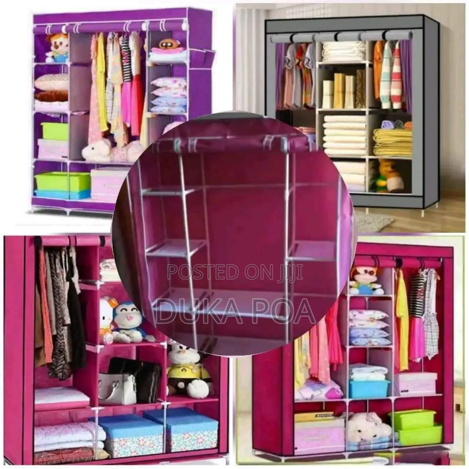 Metallic Wardrobe, Portable Wardrobe