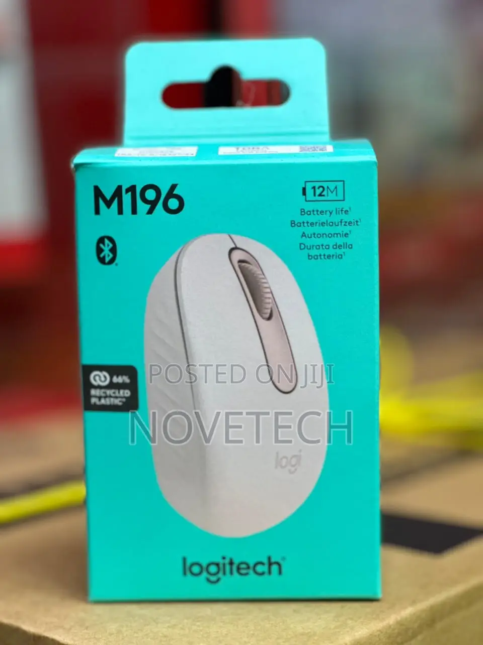 Logitech M196 Bluetooth Wireless Mouse, Portable Mouse