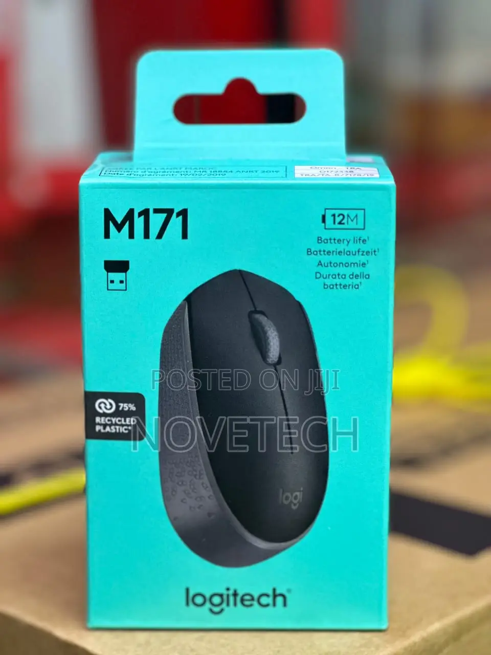 Logitech Wireless Mouse M171 Grey