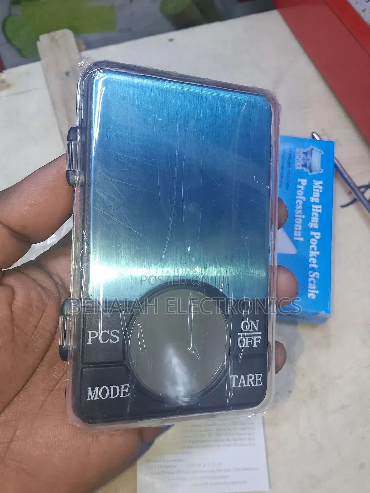 Battery Powered Pocket Weighing Scale 0.01g Up to 1kg