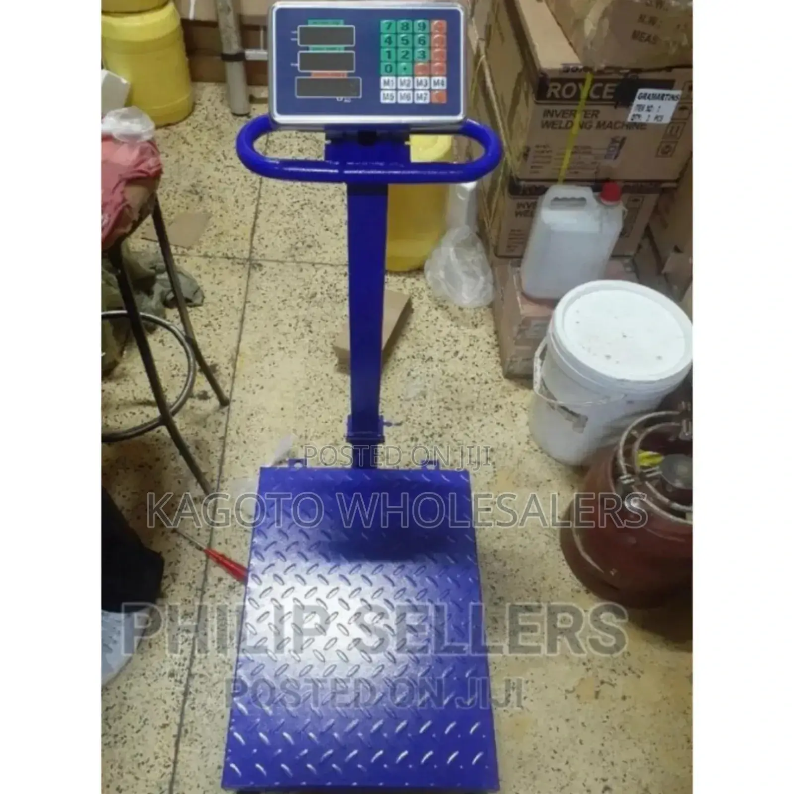 Colour Blue - Weights 500kg Platform Weighing Scale