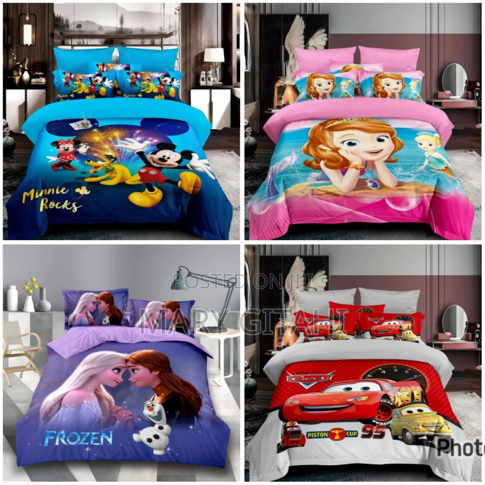 Cartoon Duvet Multi Coloured
