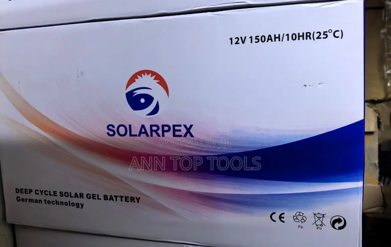 Solarpex 150ah 12v Deep Cycle Solar Gel Battery