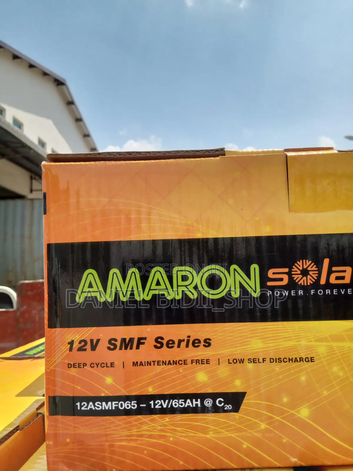 Amaron Solar Deep Cycle Mf Battery 12v 65ah