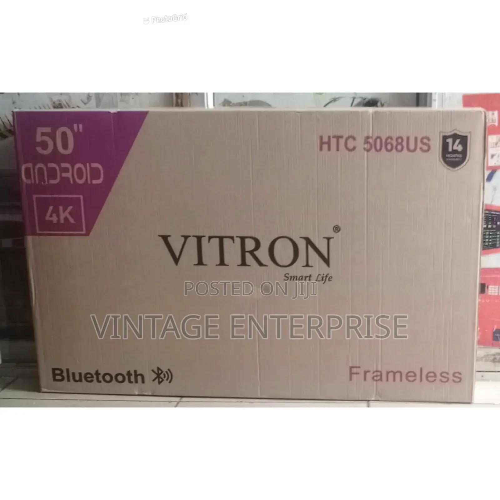 50" Vitron Android Frameless Bluetooth Enabled Tv